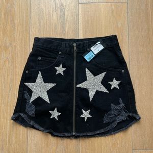 Never worn Carmar denim skirt